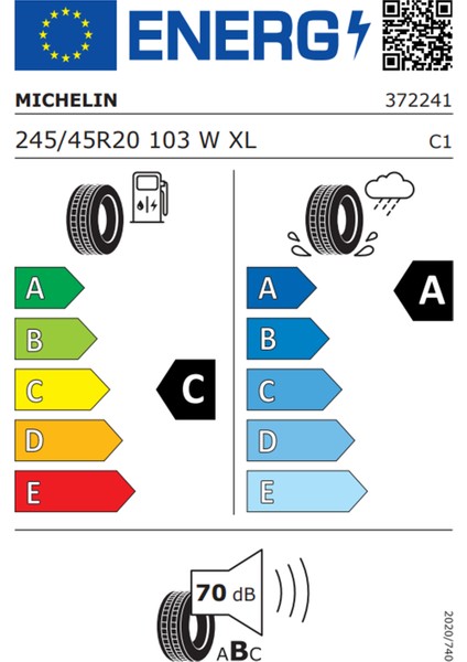 Michelın 245/45R20 103W Xl Latıtude Sport 3 Zp* Grnx Mı Suv Yaz Lastiği (Üretim Yılı: 2023)