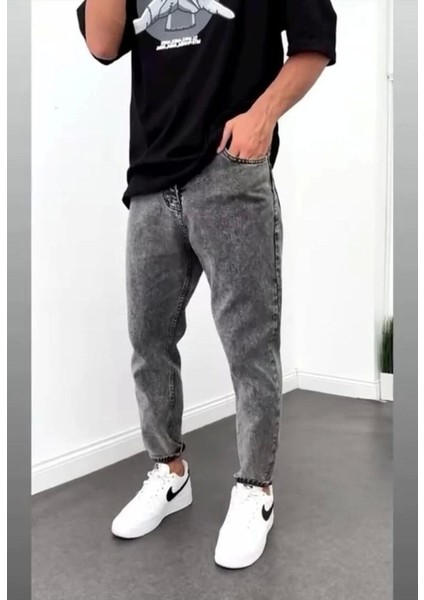 Erkek Boyfiend Gri Kot Pantolon fiyatları