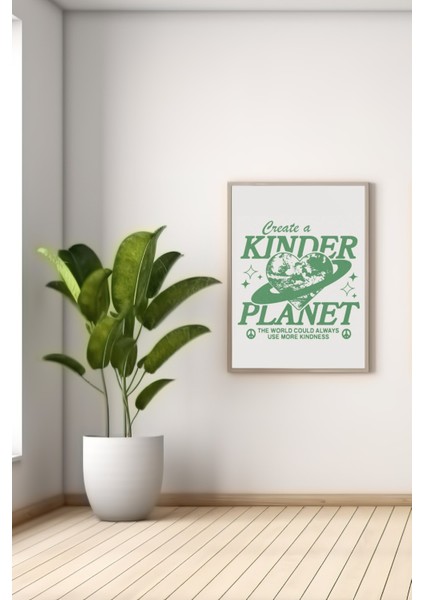 A3 Createa Planet Baskılı Poster