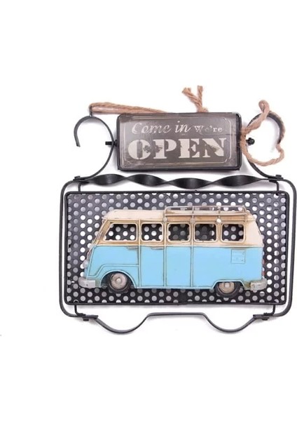 Dekoratif Metal Kapı Yazısı Minibüs Dekorlu