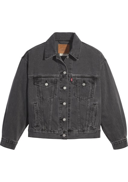 90S Trucker Be Kınd Rewınd Kadın Siyah Kot Ceket A1743-0000