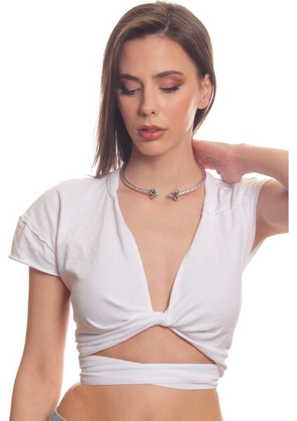 Kadın Koçbaşı Uçlu Choker