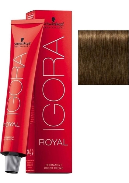 4 Adet Royal 6-4 Koyu Kumral-Bej Saç Boyası (Orijinal)