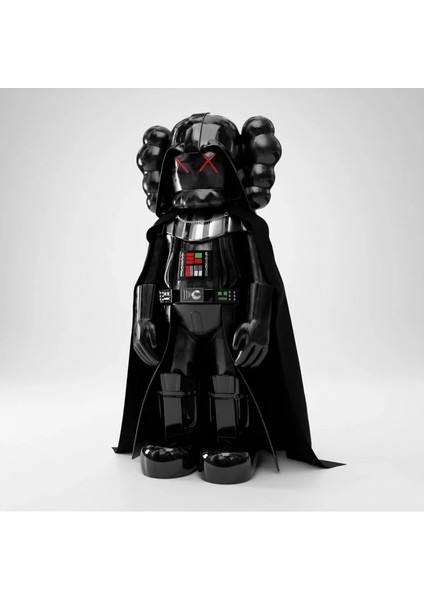 Kaws Darth Vader Stormtrooper 20 cm Siyah Figür Kaws