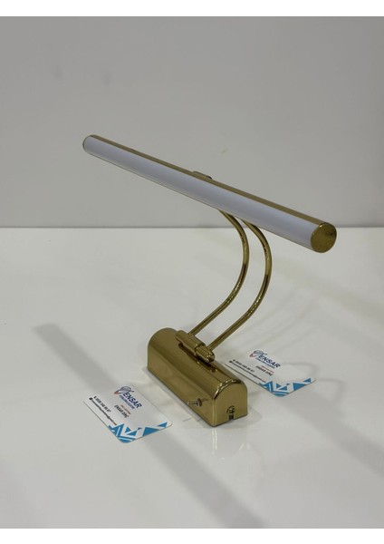 Anahtarlı 35 cm Gold Kasa Beyaz Işık Elektrikli Banyo Duvar Ayna Tablo Aydınlatma Flüt Kuğu Aplik fiyatları