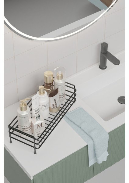 Paslanmaz Metal Çok Amaçlı Banyo, Mutfak Rafı Kozmetik , Takı Düzenleyici Organizeri fiyatları