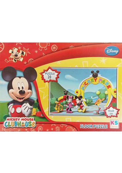 Mickey Mouse 20 Parça Floor Puzzle