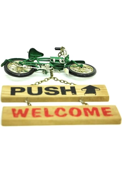 Dekoratif Metal Kapı Yazısı Bisiklet fırsatları