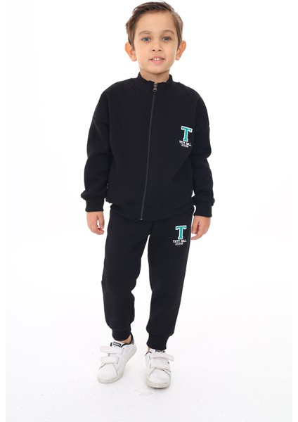 Erkek Çocuk Nakışlı Eşofman Takım