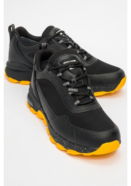 Erkek Kalın Taban Bağcıklı Comfort Sneakers Ayakkabı Pc 023 Promaxa Siyah