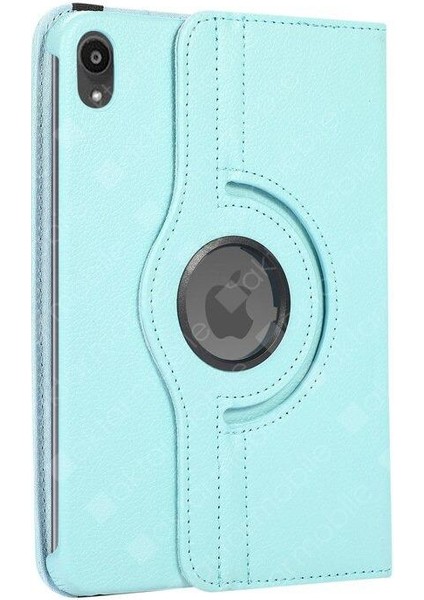 iPad Mini 7. Nesil 2024 Uyumlu Kapaklı Kılıf 360° Dönebilen Standlı Smart Uyku Modlu Akıllı Kapak