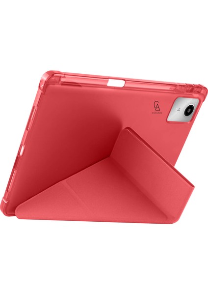 Lenovo Tab M11 TB-330FU 11 Inç Uyumlu Tri Fold Kalemlikli Tablet Kılıfı Ekran Koruyucu Kalem Seti
