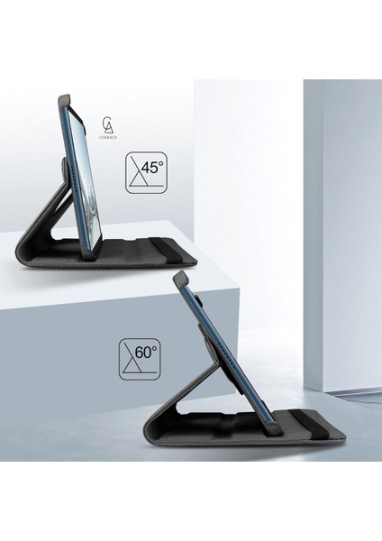 Lenovo Tab M11 TB-330FU Uyumlu Kılıf Dönebilen Standlı Tablet Kılıfı + Ekran Koruyucu + Kalem fiyatları