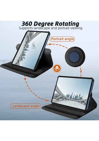 Lenovo Tab M11 TB-330FU Uyumlu Kılıf Dönebilen Standlı Tablet Kılıfı + Ekran Koruyucu + Kalem modelleri
