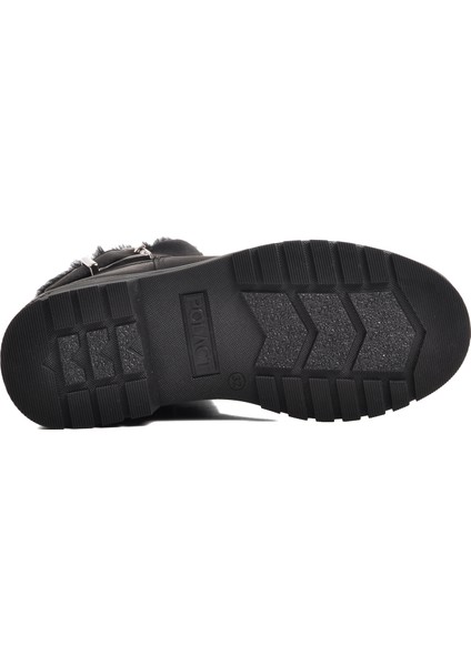 24064-F Siyah-Zümrüt Içi Polarlı Kız Çocuk Bot indirimleri