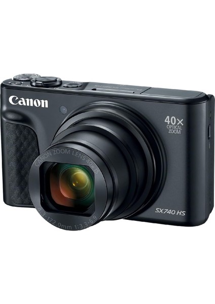 Powershot SX740 Hs Dijital Fotoğraf Makinesi, 4K Video, 20.3mp, Wi-Fi