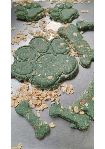 Spirulına Köpek Ödül Kurabiyesi Spirulına Süper Besın Snacks Katkısız Cookıe 100 gr