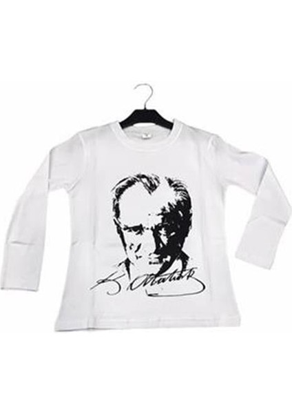 Es Atatürk Baskılı Uzun Kol T-Shirt