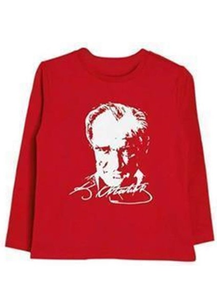 Atatürk Baskılı Uzun Kol T-Shirt