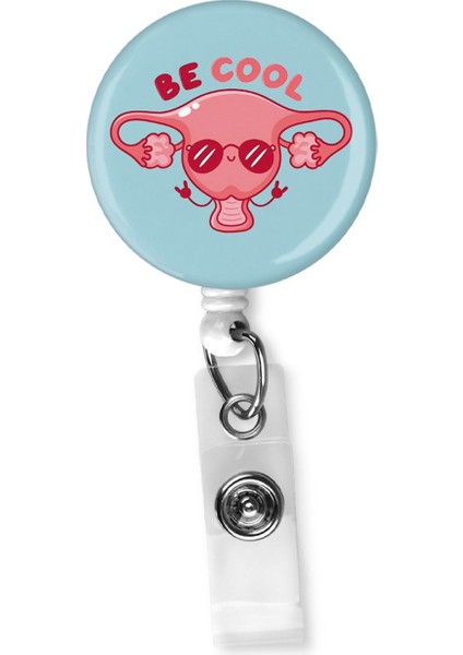 Uterus 4 Lü Set Boyun Ipi Anahtarlık Yoyo Yaka Kartlığı