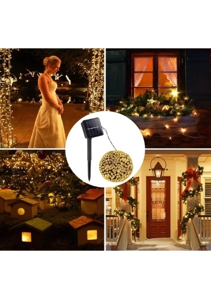 Populermarketim - 12M 100 LED Gün Işığı Solar Mz-66