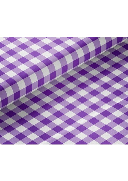 Mor Beyaz Pötikare, Ekose, Damalı Runner, Servis Örtüsü fiyatları