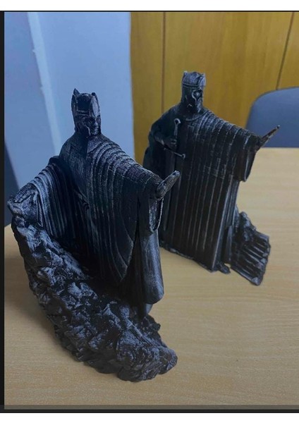 Argonath Figür Yüzüklerin Efendisi Sağ Sol Takım Lotr 17 cm Argonath Kitap Tutucu Dekor