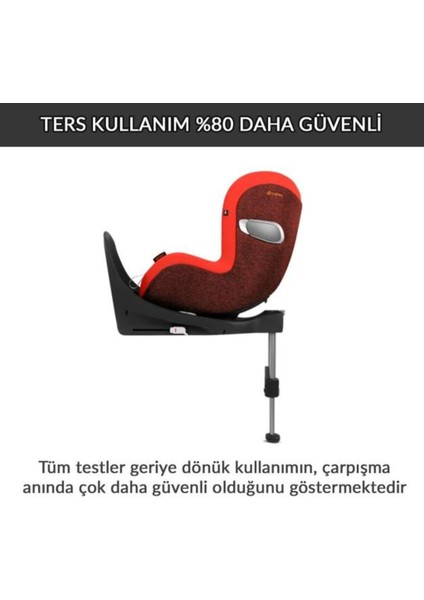 (aralık 2024 teslim) Cybex Sirona Zi isize Plus (terletmeyen özel kumaş) (360 derece dönen Adac ödüllü isofix bebek oto koltuğu 0-18 kg)