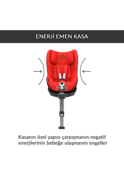 (aralık 2024 teslim) Cybex Sirona Zi isize Plus (terletmeyen özel kumaş) (360 derece dönen Adac ödüllü isofix bebek oto koltuğu 0-18 kg)