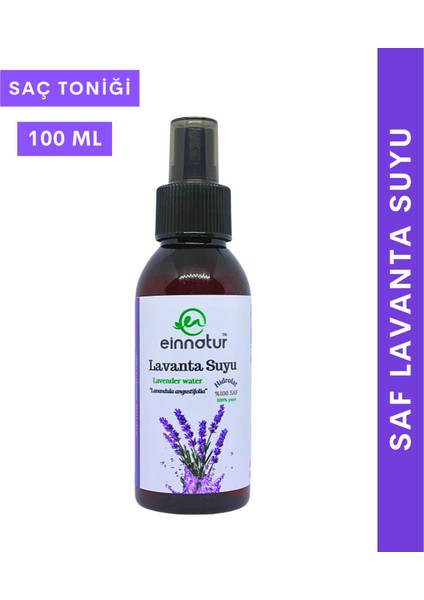 %100 Saf, Lavanta Suyu, Spreyli 100 Ml, Lavandula Angustifolia Hidrosolü