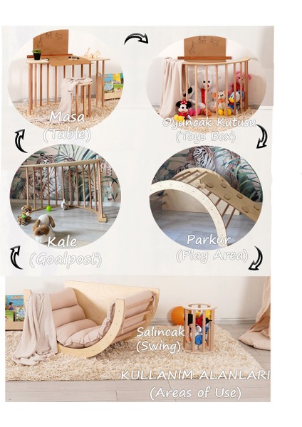 Çok Fonksyonlu Kemer Sarı Minderli
