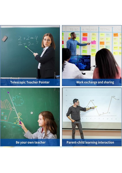 68 Santimetre Uzayabilen Öğretmen Çubuğu Teleskopik Rehber Işaret Sunum Vb. Parmak Çubuk (1 Adet) indirimleri