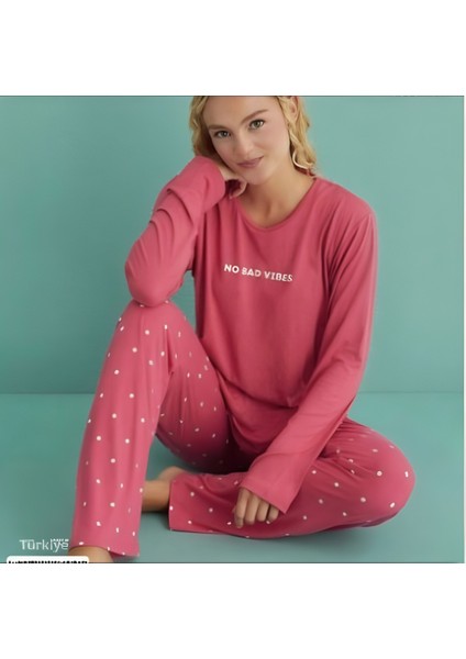 Kadın Kumaş Modal Penye Pijama Takımı