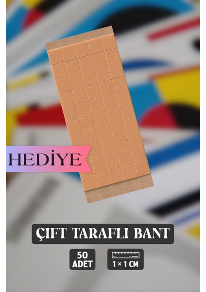 Bauhaus Aesthetic Kolaj Poster Seti - 10CM*15CM - 30 Adet Poster - Yapışkan Hediyeli modelleri