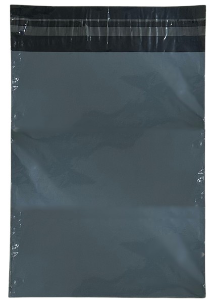 Svs Etiket Plastik Cepsiz Kargo Poşeti - 18X25 cm - Gri - 1000 Adet