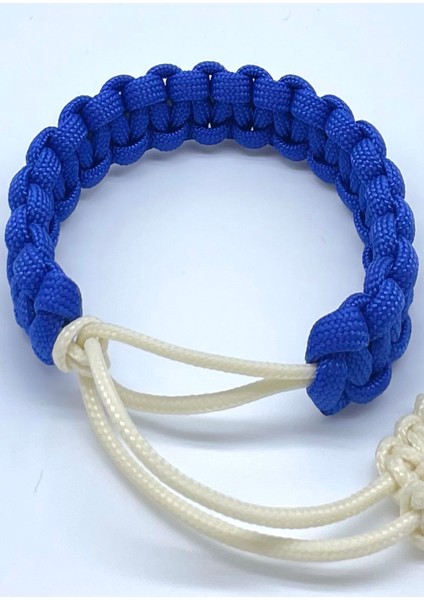 Paracord Ayarlanabilir Kalın Paraşüt Erkek Örgü Ip Bileklik