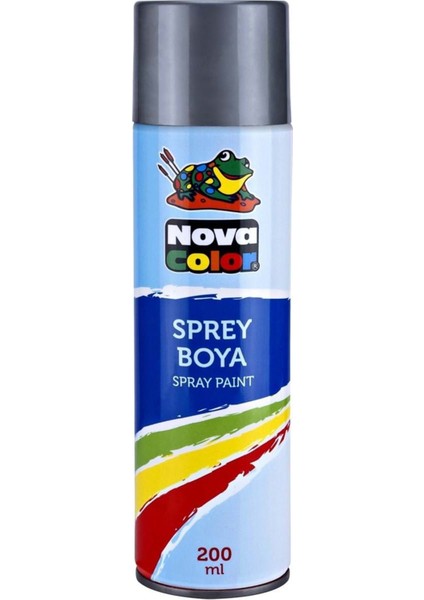 Nova Color Sprey Boya 200 ml Gri