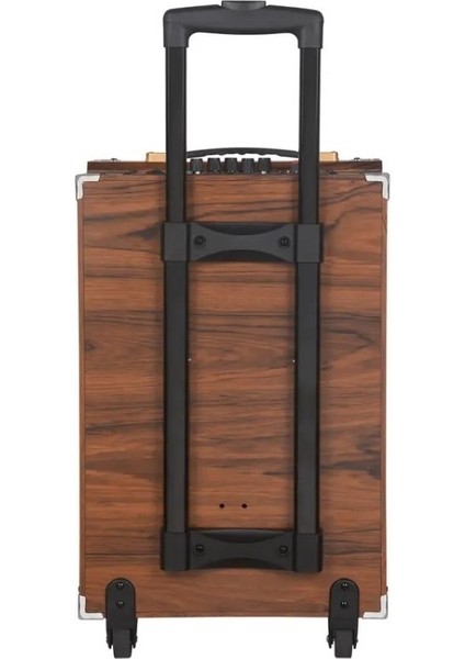 B-Q12 50 Watt Süper Bass Kumandalı Taşınabilir Kablosuz Mikrofonlu Bluetooth Hoparlör Karaoke Sistemi