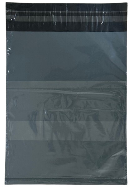 Cepli Kargo Poşeti - 30X37 cm - Gri - 1000 Adet