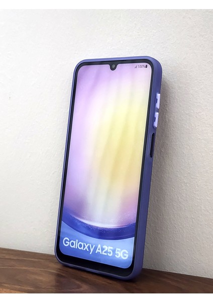 Samsung Galaxy A25 Uyumlu Mor Ultra Thin Silikon Kılıf