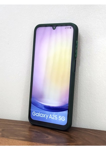 Samsung Galaxy A25 Uyumlu Yeşil Ultra Thin Silikon Kılıf