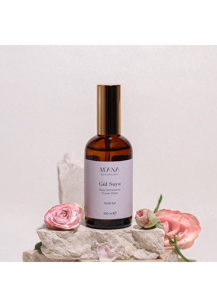 Gül Suyu - Gül Hidrosolü %100 Doğal İlk Distilasyon 100 ml