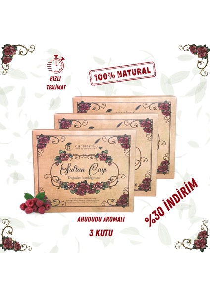 3 KUTU%100 Bitkisel Zayıflam Yardımcı Detoks ve Formm Sultan Çayı 10 Farklı Bileşenli