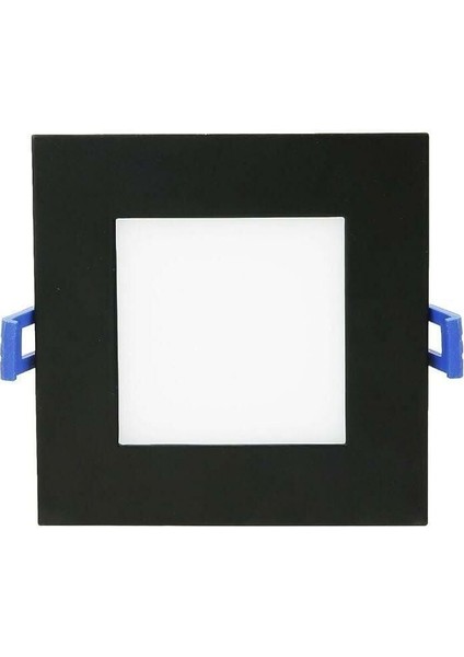 ALP-3206B 6 Watt Sıva Altı Kare Panel Siyah Kasa - Beyaz