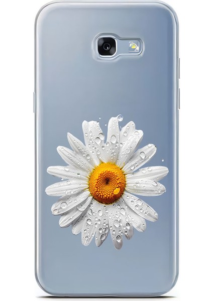 Samsung A3-2017 Uyumlu Papatya Desenli Silikon Kılıf