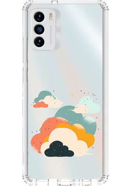 Reeder S19 Max Pro S Uyumlu Bulutlu Gökyüzü Desenli Silikon Kılıf