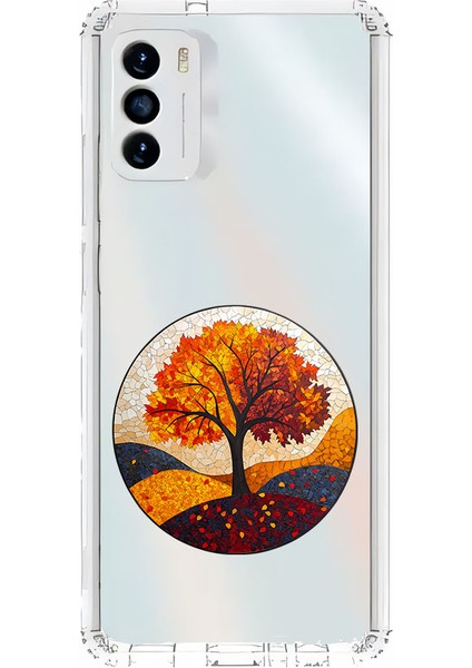 Reeder S19 Max Pro S Uyumlu Sonbahar Ağacı Desenli Silikon Kılıf