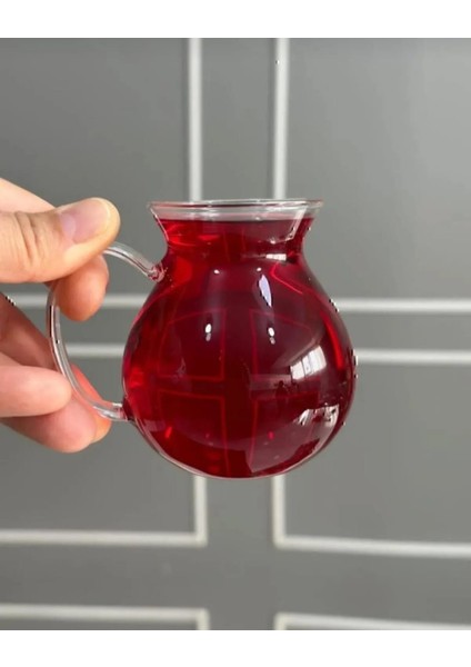 Keyfi Ala 6'lı Cam Çay Bardağı 200 ml fiyatları
