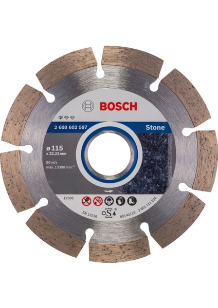 Standard For Stone 115 mm Elmas Kesme Diski - 2608602597 fiyatları