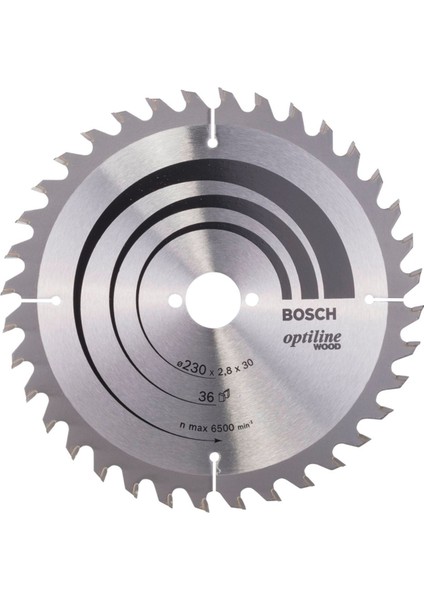 Optiline Wood 230*30 mm 36 Diş Daire Testere Bıçağı